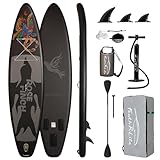 FEATH-R-LITE Aufblasbares Stand Up Paddling SUP Board mit Verstellbarem...