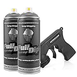 FullDip.com Full Dip Spray-Adapter, 2 Stück, Anthrazit metallic