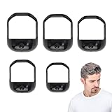 Bartformer Schablone Bart Shaping,5 Stück Werkzeug Bart Styling-Schablone,Bart...