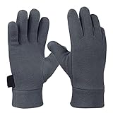 DIGJOBK Kletterhandschuhe Unisex-Winter-Fleece-Handschuh, Warmer Ski-Snowboard-Handschuh,...