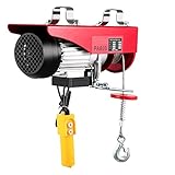 TEmkin Elektrischer Hebezeug, Windenmotorkran, Deckenlift, 600 kg, elektrischer Hebezeug,...