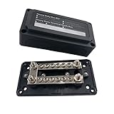 100A Sammelschienenkasten 12V - 48V DC Verteilerschiene Stromverteilungsblock 4X M6 und...