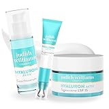 Judith Williams Cosmetics Hyaluron Aktiv Hydration Pflegeset 3-teilig – Serum (30ml),...