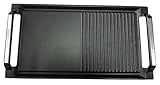 WOLKENSTEIN Grillplatte Plancha induktionsgeeignet Gußeisen Induktion Kochfeld...