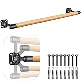 Dolibest 100cm Ballettstange, Ballett Stange Wandmontage Holz Stretching...