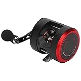 POENVFPO Angelrolle, 5,6:1 Übersetzungsverhältnis 17 Plus 1 Baitcast-Angelrolle für...