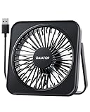Gaiatop USB-Tischventilator, 12,7 cm, Kleiner Tragbarer Persönlicher Ventilator...