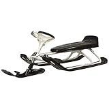 STIGA Snowracer King Size GT Großer Lenkschlitten mit Bremsen für 2 Kinder...