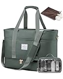 LOVEVOOK Reisetasche Damen, Wasserdicht Weekender Travel Bag mit Schuhfach, Duffle Bag...