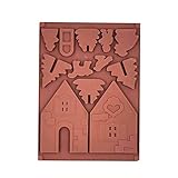 1pc Weihnachten Mini -lebkuchenhaus Form 3d -kuchen Cupcake -kekse Schneiderform Diy Back...