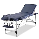 CHRUN Massageliege Mobile Massagetisch ProfessionellesTragebares Massagebett 3...