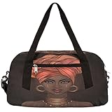 Afrikanische Damen-Turnbeutel f¨¹r Damen und Herren, Malerei, Kunst, Sport, Reisetasche,...