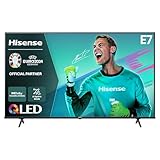 Hisense 55E7NQ 139 cm (55 Zoll) Fernseher, 4K UHD, QLED, HDR10, HDR10+ decoding, HLG,...