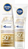 NIVEA SUN Anti-Pigmentflecken Sonnenschutz mit LSF 50+, nicht fettendes Sonnencreme Fluid...