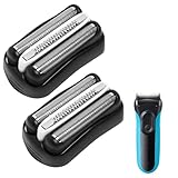 2 Stück Series 3 Scherkopf Rasierer Herren Elektrisch Ersatzkopf für Braun 32B...