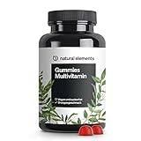 Gummies Multivitamin – 120 fruchtige Gummies – natürliches Aroma – mit 12 Vitaminen...