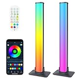 LED Lightbar,2PCS Smart RGB Lampe Dimmable Ambient Light TV...