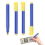 4 Stück Geldscheinsprüfer Stift, Geldscheinprüfer, Prüfstift Falschgeld,...