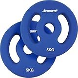 ScSPORTS® Neopren Hantelscheiben - Sets, 2x1, 2x2, 2x3, 2x4, 2x5 kg, Ø 31mm,...