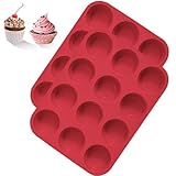 BASVII 2 Stück Muffinform Silikon für 12 Muffins, Muffinblech Muffin Backform für...