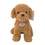 Plüsch Hund, 20cm Realistische Teddy Dog Teddy Hunde Spielzeug Kuscheltier für...