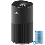 Vibrix Luftreiniger Wohnzimmer - 70m2 - HEPA Filter - Ionisator - Luftfilter - Air...