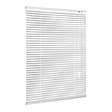 Ventanara® Jalousie Aluminium Weiß inklusive Montagematerial mit und ohne Bohren 50 x...