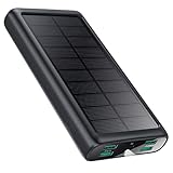 Power Bank 26800mAh, 15W Solar Powerbank PD3.0A USB C Input&Output Solarladegerät 5...