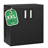 Ondis24 Kunststoffschrank Hero Outdoor Schrank wetterfest Haushaltschrank...