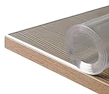 Glasklar Folie 2 mm + abgeschrägte Kante, Größe wählbar 100x200 cm, Wunschmaß...