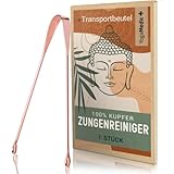Zungenreiniger Kupfer 100% - Handgefertigt - Verpackung 100% recycelt - Ayurveda...