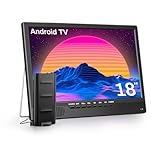 DESOBRY 18 Zoll Smart TV Android, Kleiner Fernseher DVB-T2-Tuner und Antenne,...
