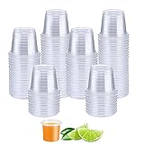 Panexf 100 Stück Schnapsgläser Plastik, 2cl/20ml Shotgläser plastikbecher...