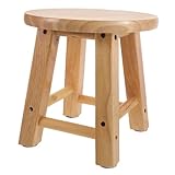 Yardwe Bank Aus Massivem Holz Hocker Aus Holz Sitzhocker Holzhocker Für Badezimmer Kleine...