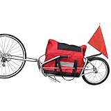 Festnight 2-in-1 Lastenfahrrad Transportanhänger mit Aufbewahrungsbeutel 143 x...