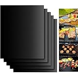 Dailyart BBQ Grillmatte (5er Set) Antihaft Grill-und Backmatte Wiederverwendbar...