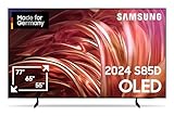 Samsung OLED 4K S85D Fernseher 77 Zoll, Samsung TV mit Neural Quantum 4K AI Gen2...