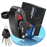 toptrek Faltschloss Fahrrad, Fahrradschloss Hohe Sicherheit Diebstahlschutz aus...