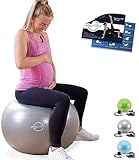 VITALWORXX Gymnastikball für Schwangere, extrem stabil, Sitzball Yogaball...