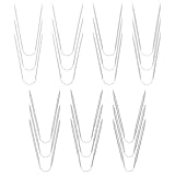AUTUUCKEE Stricknadel-Set, 21-teiliges Rundstricknadel-Doppelspitz-Edelstahl...