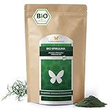 500g BIO Spirulina Pulver, 100% natürlich, rückstandskontrolliert, nach...