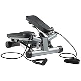 Ultrasport Swing Stepper, Hometrainer Stepper mit Trainingscomputer, Up-Down Stepper für...