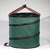 50Cm Faltbare Mülltonne Garten Müllsack Camping Mülleimer Blatt Gartensack Wäschekorb...