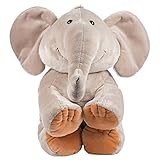 Schaffer Knuddel mich! 4234 Plüsch Elefant, Grau, 41 cm, XL (1er Pack)