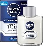 NIVEA MEN Protect & Care After Shave Balsam (100 ml), beruhigendes After Shave, Hautpflege...