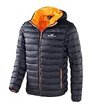 Black Crevice Herren Steppjacke I wind- & wasserabweisende Herren-Jacke I Steppjacke mit...