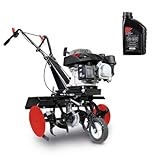 Scheppach Benzin Motorhacke MTP560 Bodenfräse inkl. Öl | 4 Takt Benzin Motor...