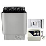 TABODD 6KW Saunaofen Saunaset, 220V SPA Saunaofen Edelstahl Trockendampfbad...