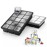 Ankway Eiswürfelform mit Deckel, 2er-Pack Silikon Eiswürfelbehälter, 30 Fach...