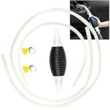Handpumpe Notpumpe Absaugpumpe Umfüllpumpe Wasser Öl Benzin Diesel Pump Schlauch...